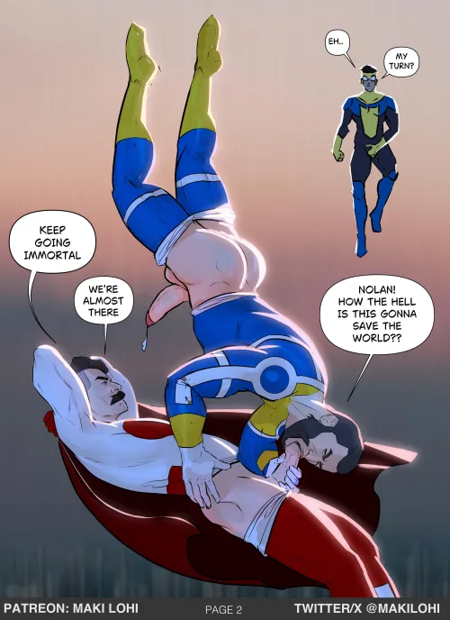 Thumbnail Invincible NSFW Comic Art by MakiLohi | Baramanga Category