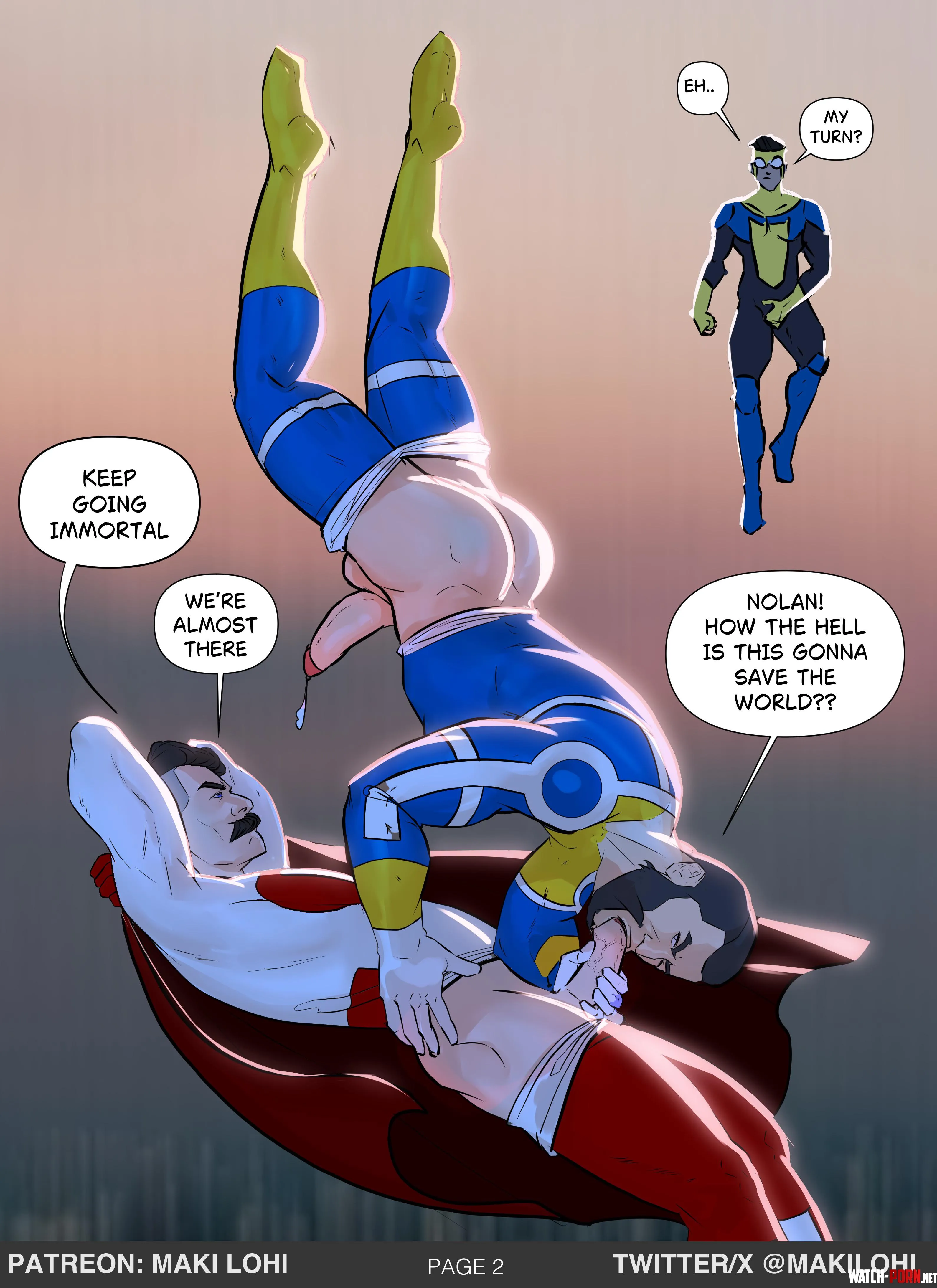 Invincible  nsfw comic  art made by me  by MakiLohi