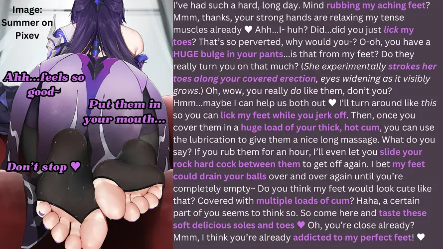 Thumbnail Male POV Foot Fetish Delights | Darkstarjoi | hentaicaptions