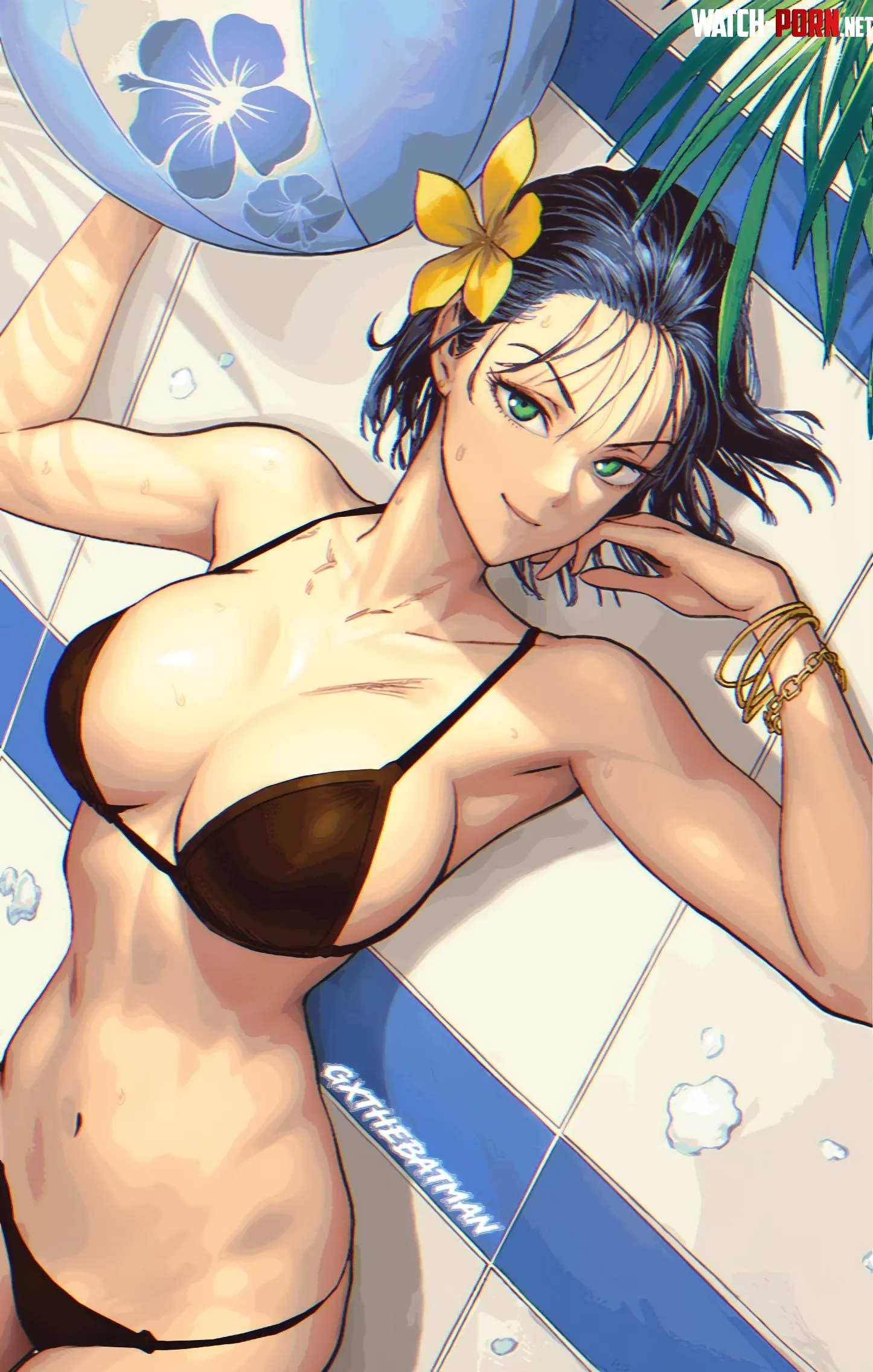 Fubuki getting a tan One Punch Man by GxTheBatmanYouTube