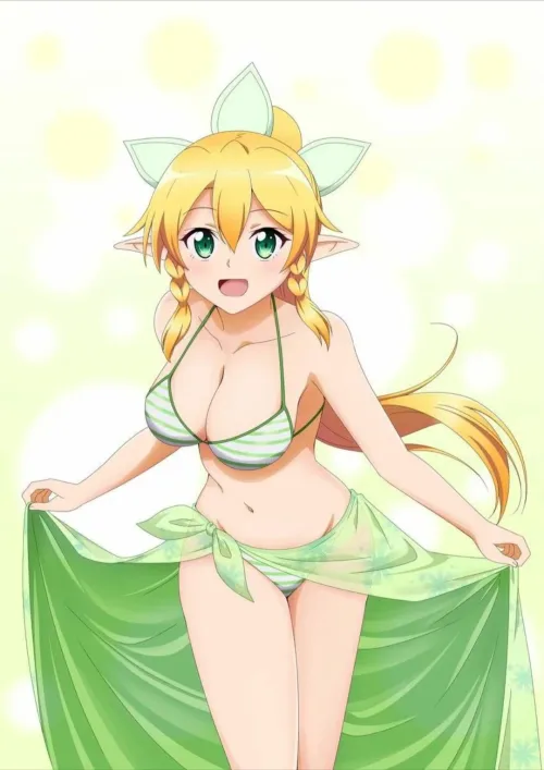 Thumbnail Bikini Beauty: Leafa's Allure Explored by LanguageLawNerd