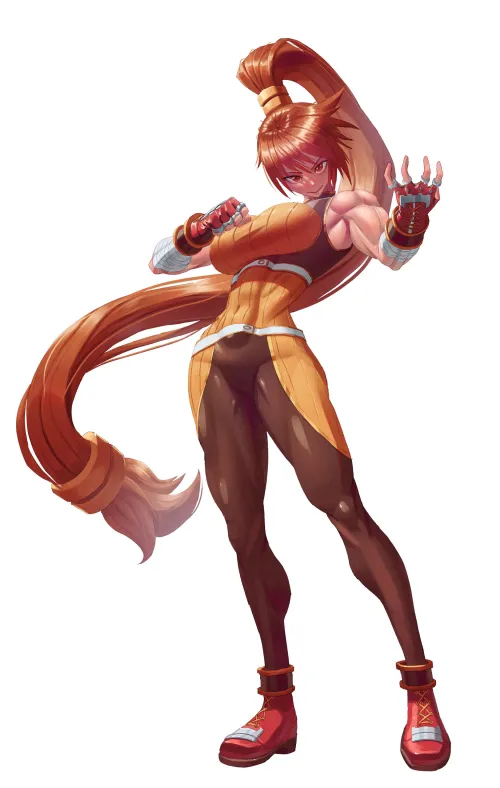 Thumbnail Cheesedong's Striker from DNF Duel Art by TheTMoneyMan | fitdrawngirls