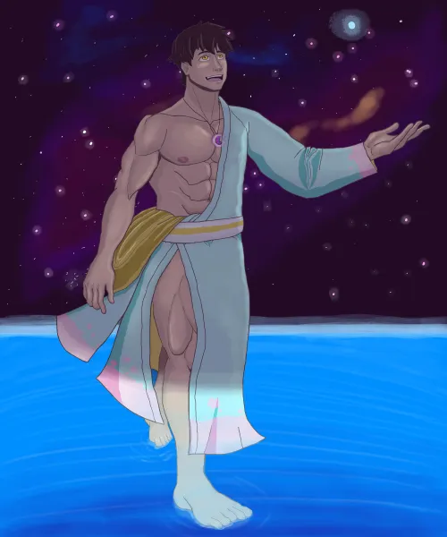 Thumbnail NSFW Art Delight: Under the Night Sky by Wakanlover9519