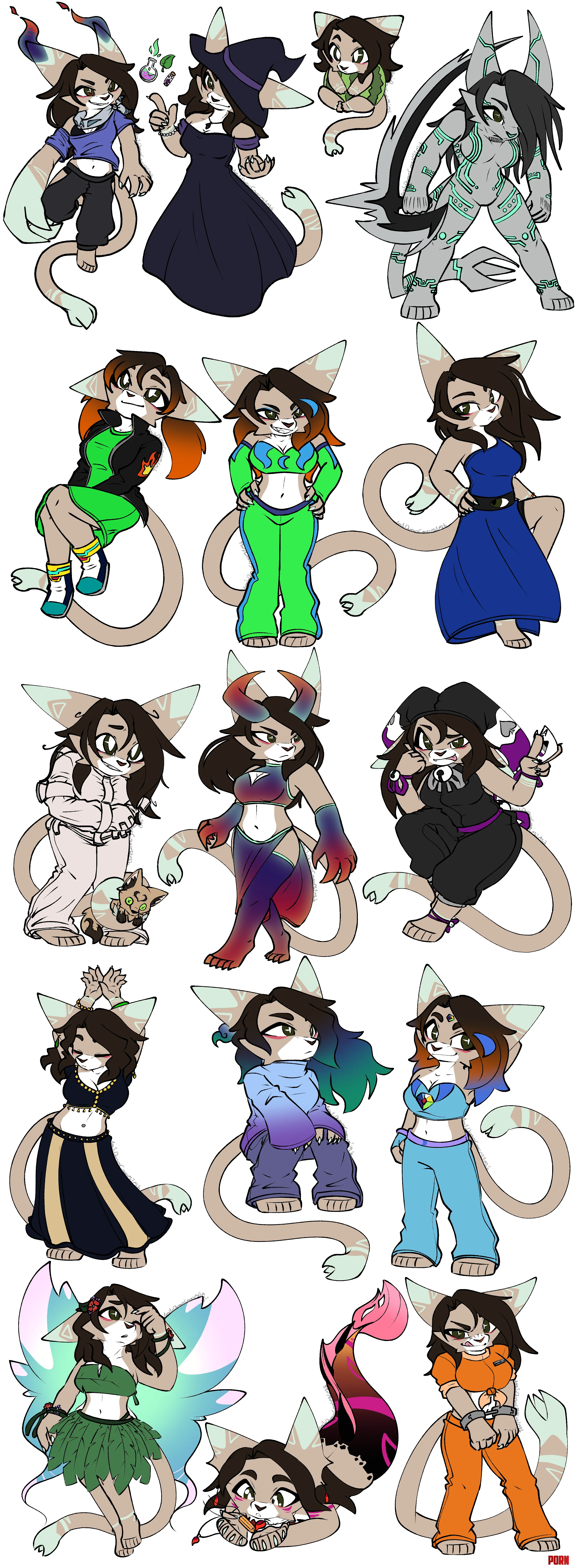 For Hire Creator forms over the years Art and Amelie c Me by CrazyMeliMelo