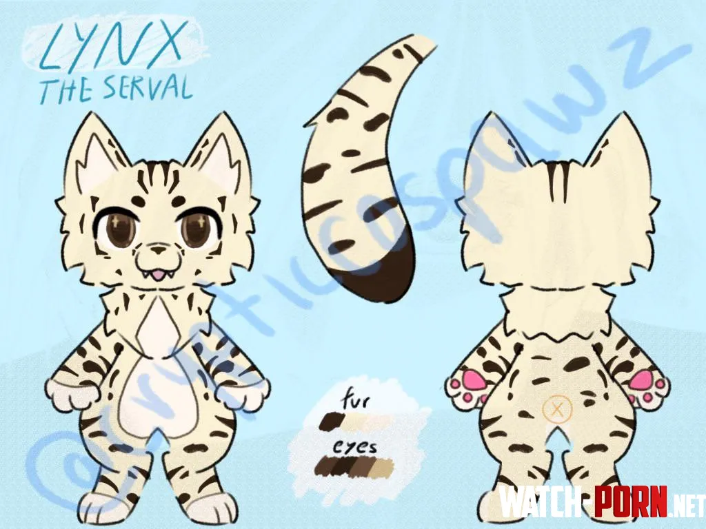 my sona lynx whos a serval  by sunshinexboba