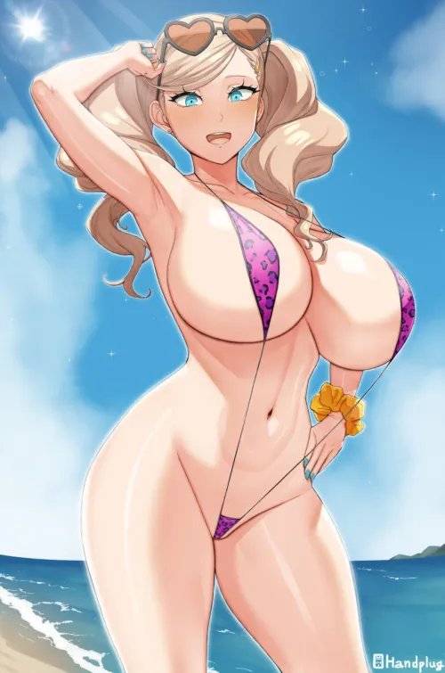 Thumbnail Ann in Bikini: Beachside Fun by SejuaniHUN