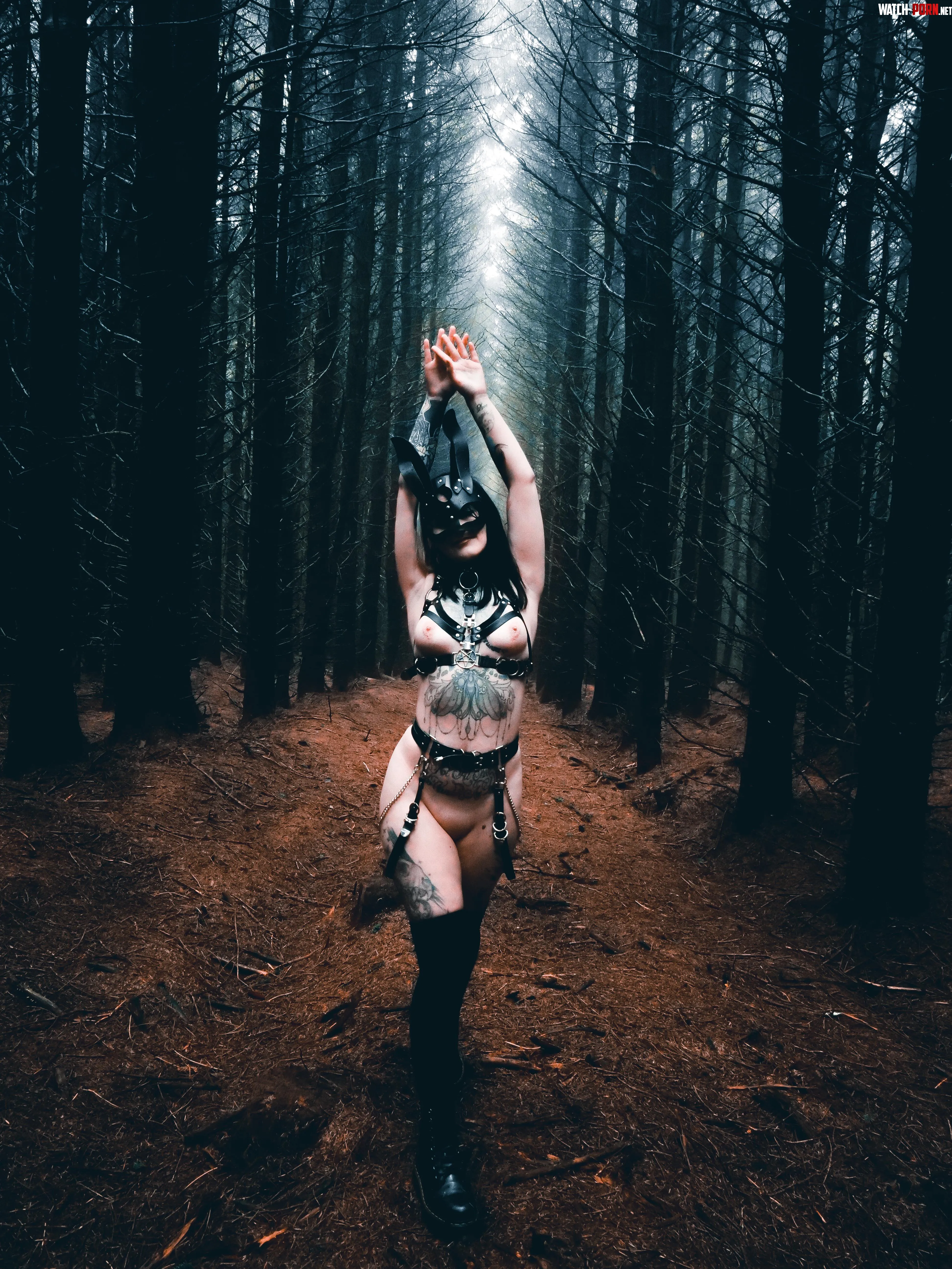 Spooky fun in the woods by Em0ti0nal_Jpg