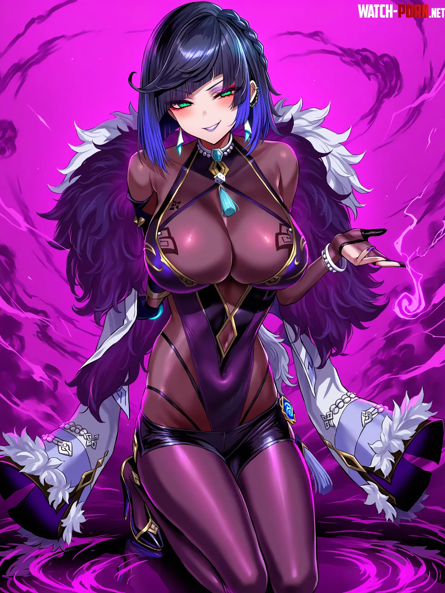 Corrupt Yelan Genshin Impact by CheetahSperm18