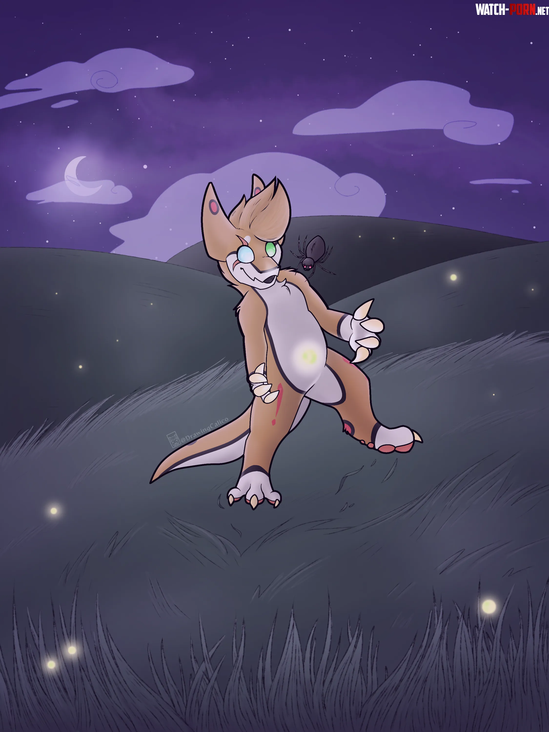 Fireflies by DrawingCalico