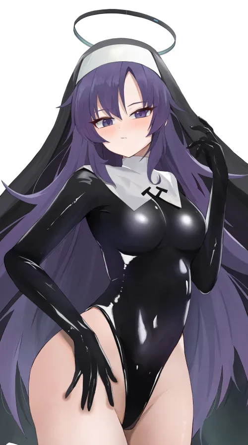 Thumbnail Yuuka Utazumi Blue Archive: Unraveling Anime Bodysuits by CheetahSperm18