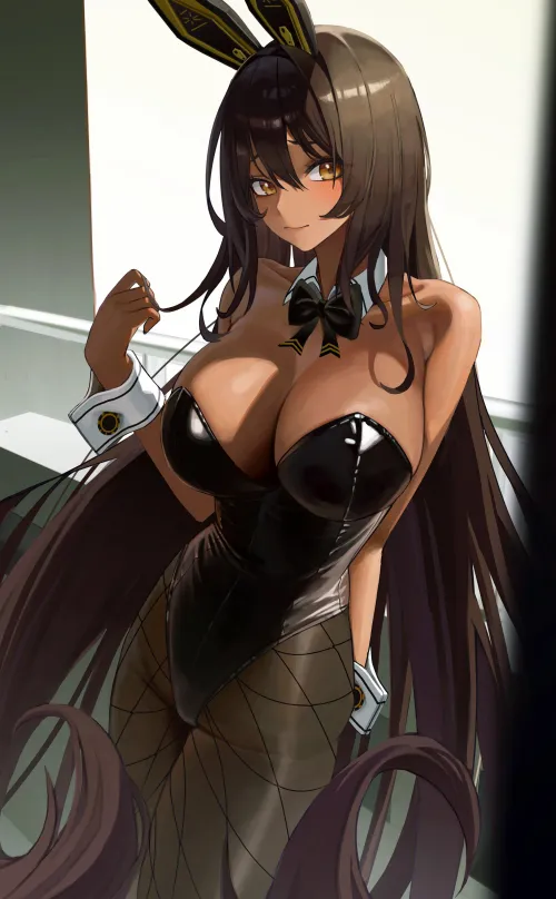 Thumbnail Noir Nikke Mobile Design by CheetahSperm18 | Anime Bodysuits