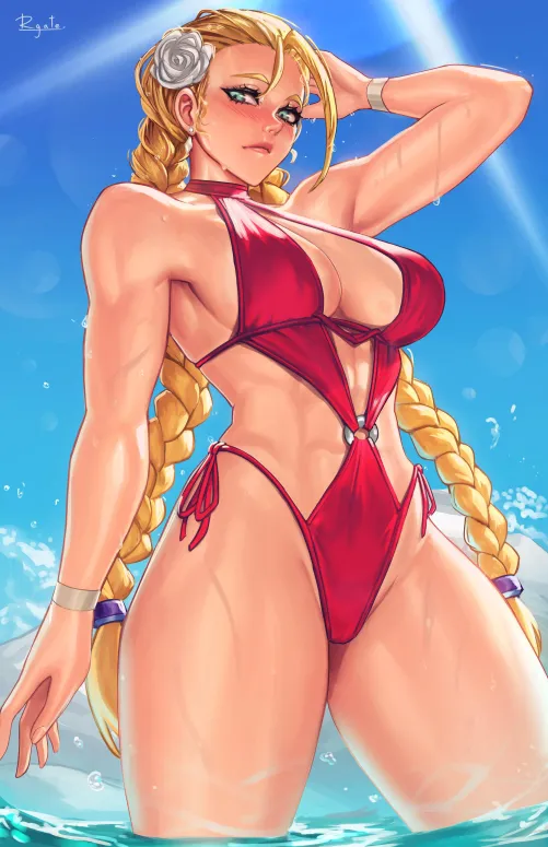 Thumbnail Cammy White's Beauty by RgateArt in fitdrawngirls