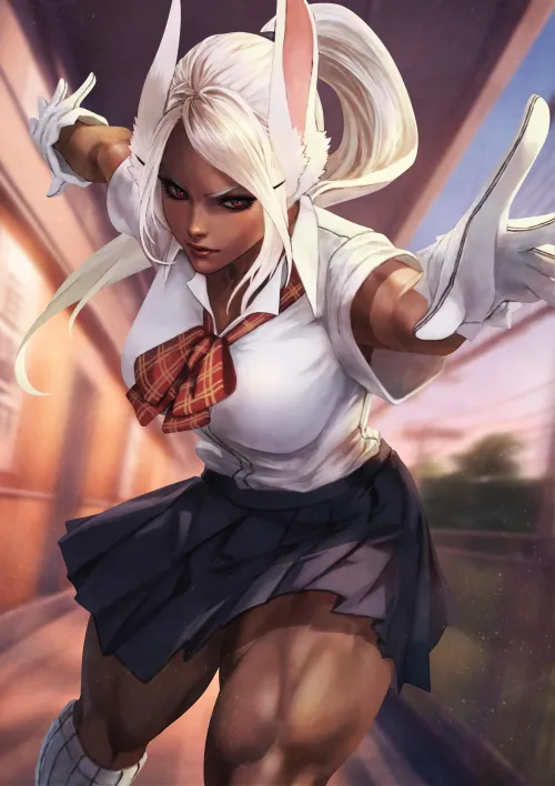 Thumbnail Rumi Usagiyama Exploration with MonoriRogue in fitdrawngirls