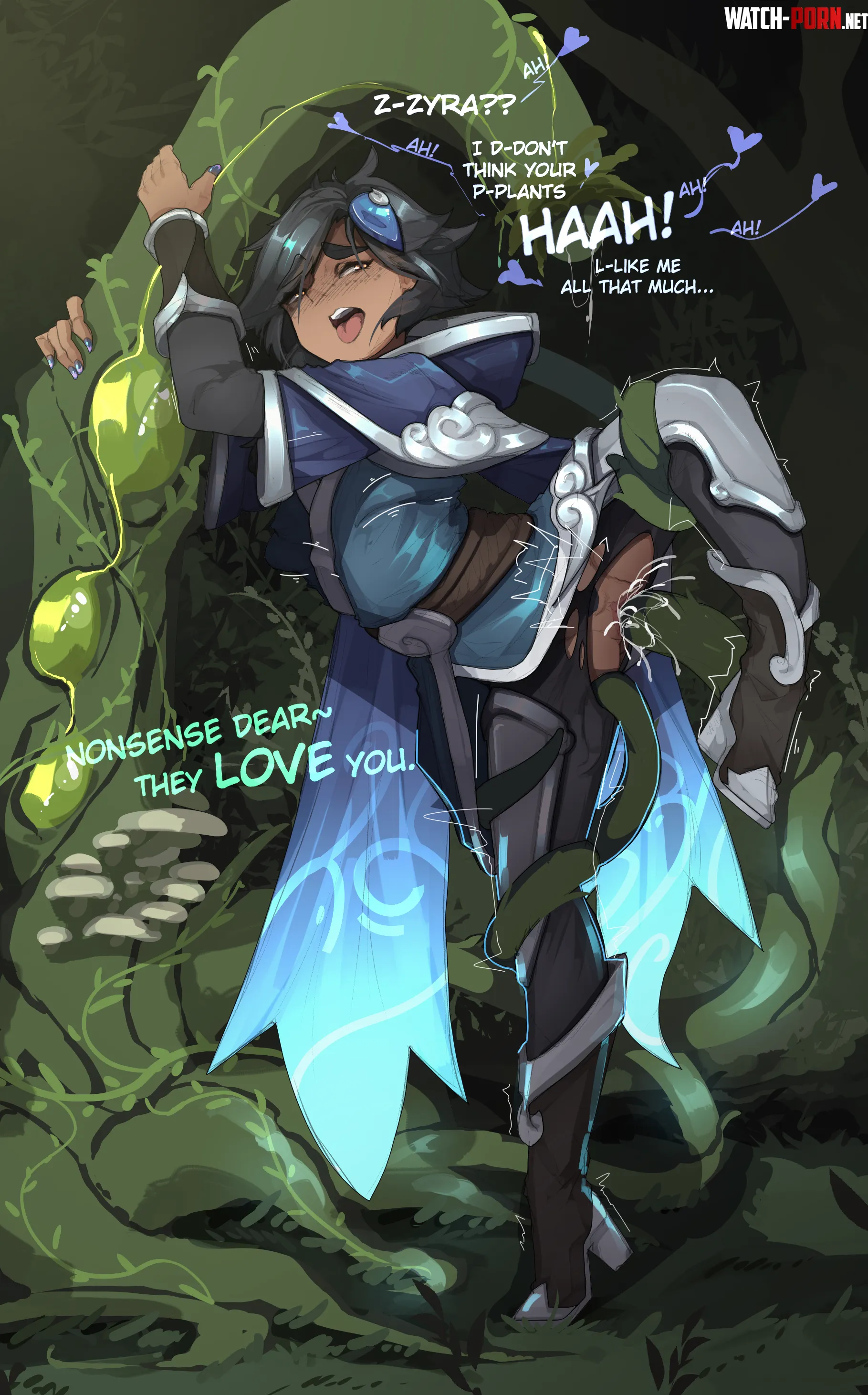 Plants showing affection shuuko by The_Real_Hentai_Girl