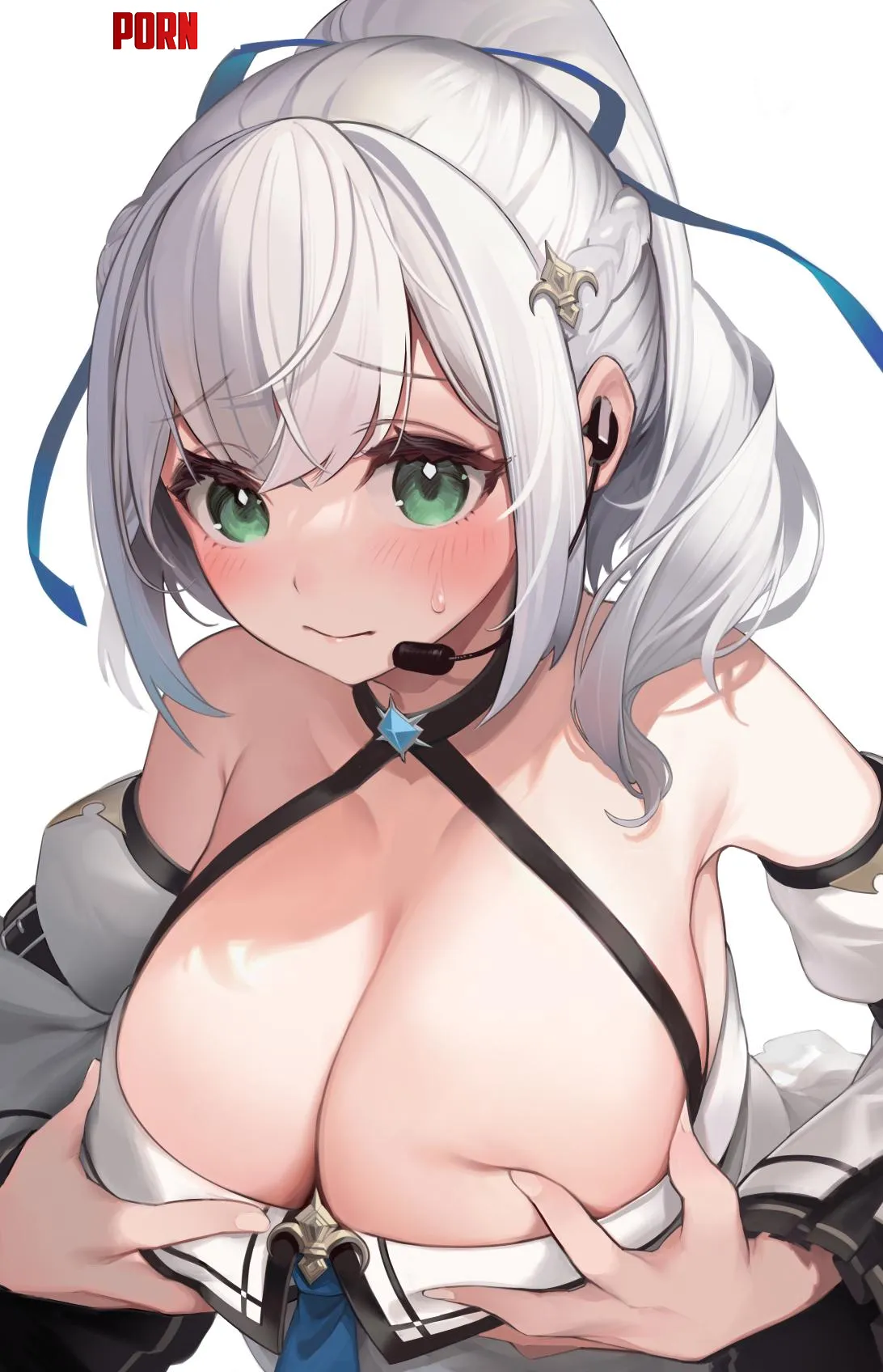Shirogane Noel big booba by marxsander2016