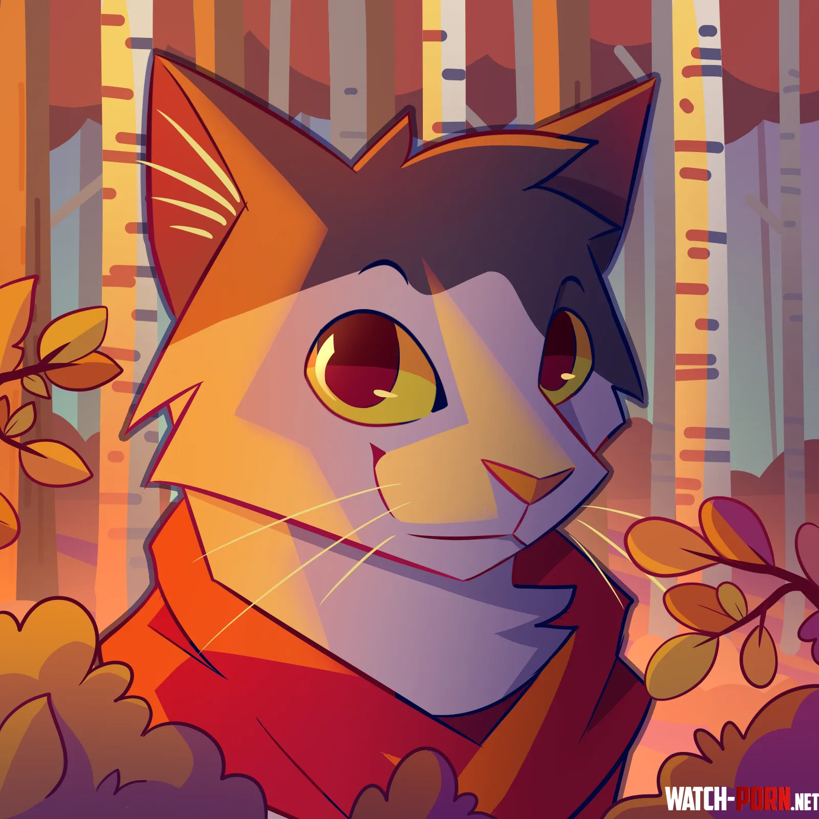 new pfp for autumn  oc by GlassShine