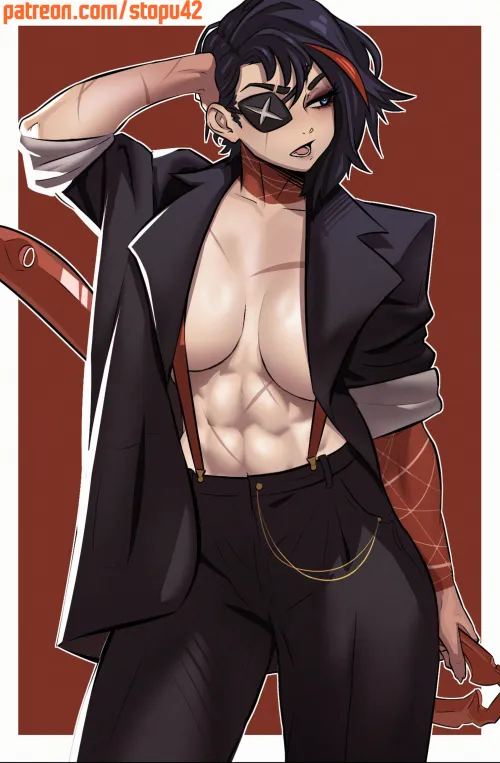 Thumbnail Yakuza Ryuko Stopu42 Piece by TheTMoneyMan fitdrawngirls