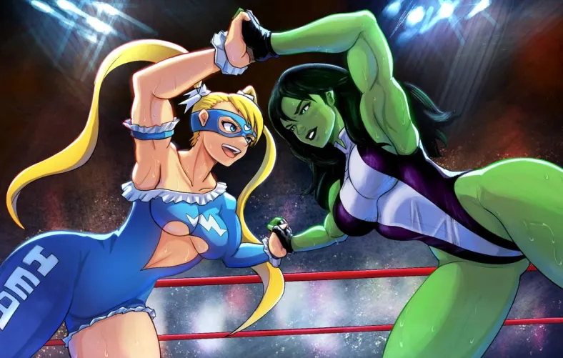 Thumbnail TheTMoneyMan's Marvel vs Capcom Artwork on fitdrawngirls Showcased