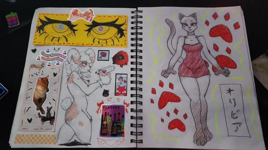 Thumbnail Artistic Spread by Grassiepooh | furry