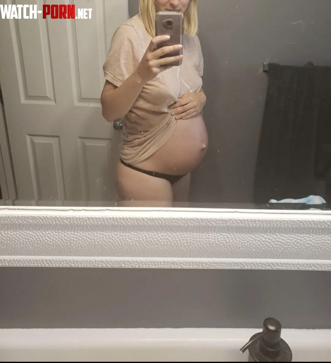 All I wore pregnant panties and loose tshirts by Mrandmrssmith24