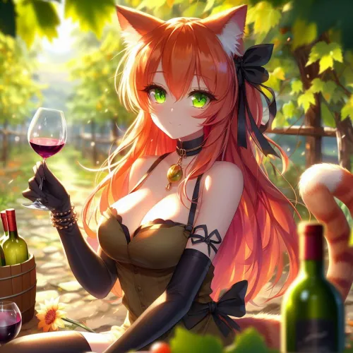 Thumbnail Vineyard Explorations with Pussception | Nekomimi