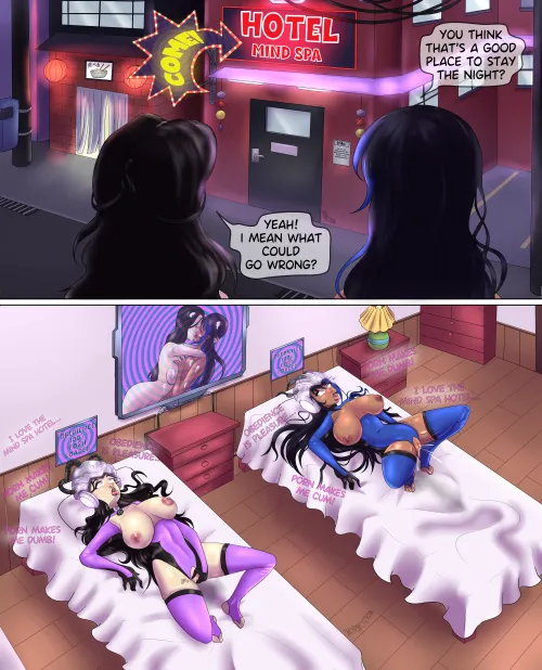 Thumbnail Sasha and Lillian at the Hotel by Hypnotico8000 in HypnoHentai