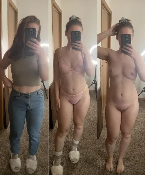 Thumbnail Comparing Mombod in Clothed vs. Nude: Unique Collages