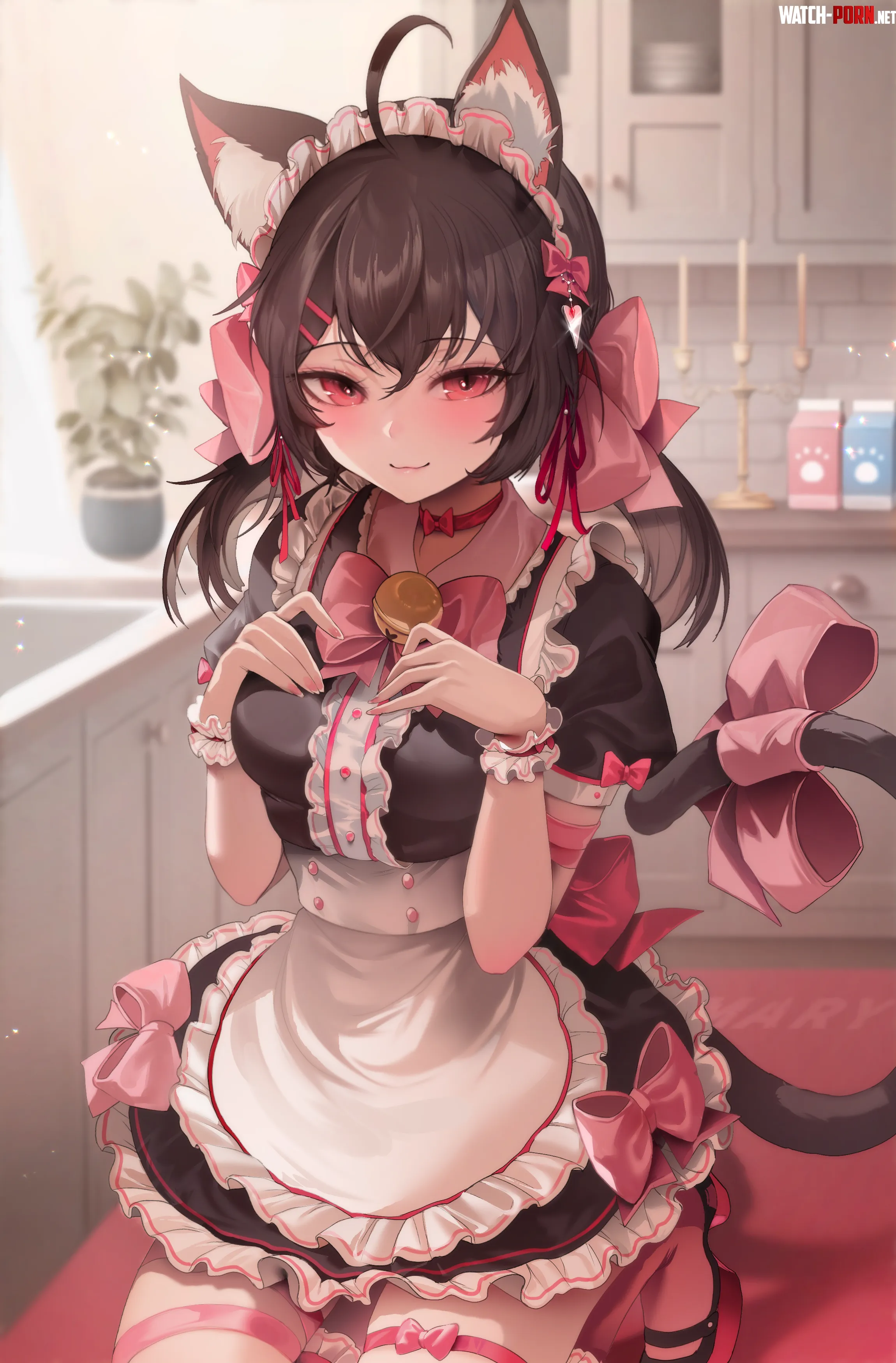 Cute maid kitty zerocat by FoehammersRvng