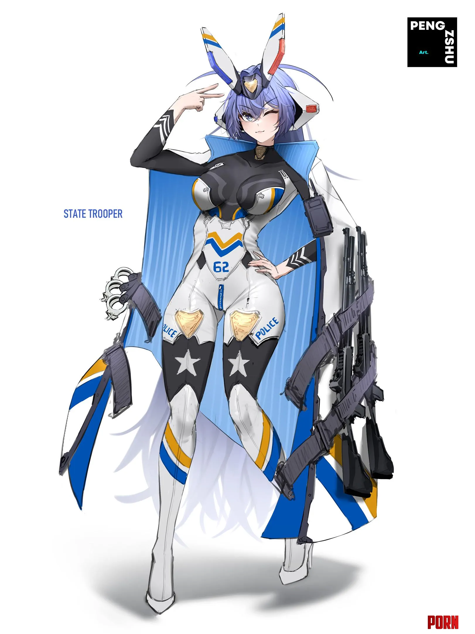 Police Officer New Jersey pengzshu Azur Lane by llamanatee