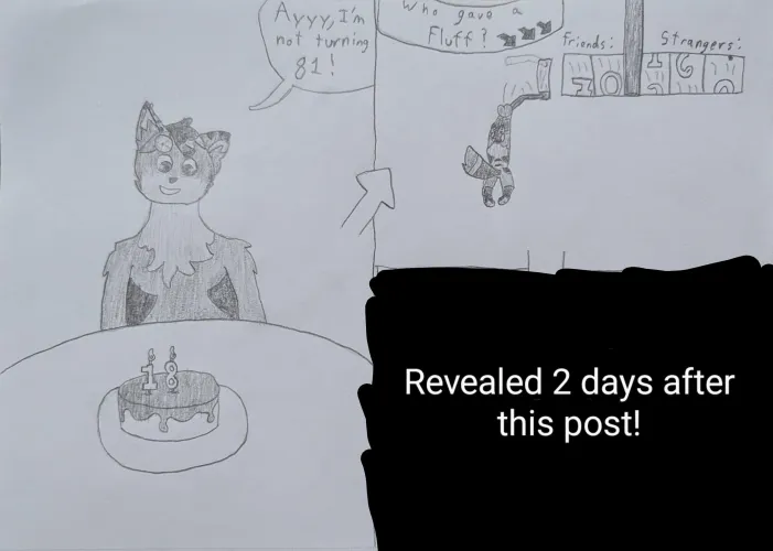 Thumbnail Celebratory Birthday Art: ITS MY BIRTHDAY TODAY