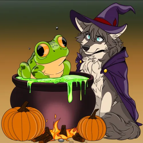 Thumbnail Unusual Artwork: Frog Stew by Vex_the_Sinner | Furry