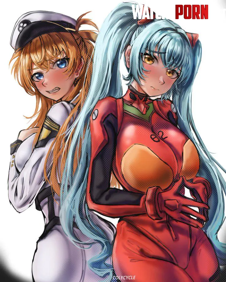 Double tsundere outfit swap by colycycle Eva x Nikke  by Bulky_Wasabi5882