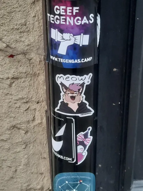 Thumbnail Spotting a Furry Sticker: Curious Encounters by jorver2007