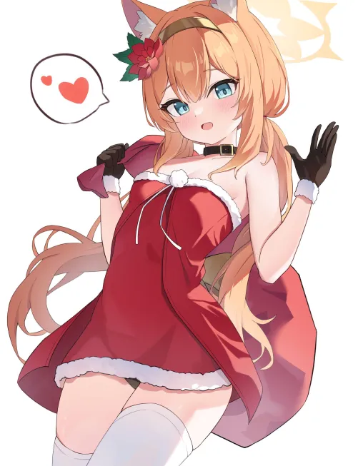Thumbnail Festive Fun with Nekomimi: Mari Christmas Celebration - Arcaeca2