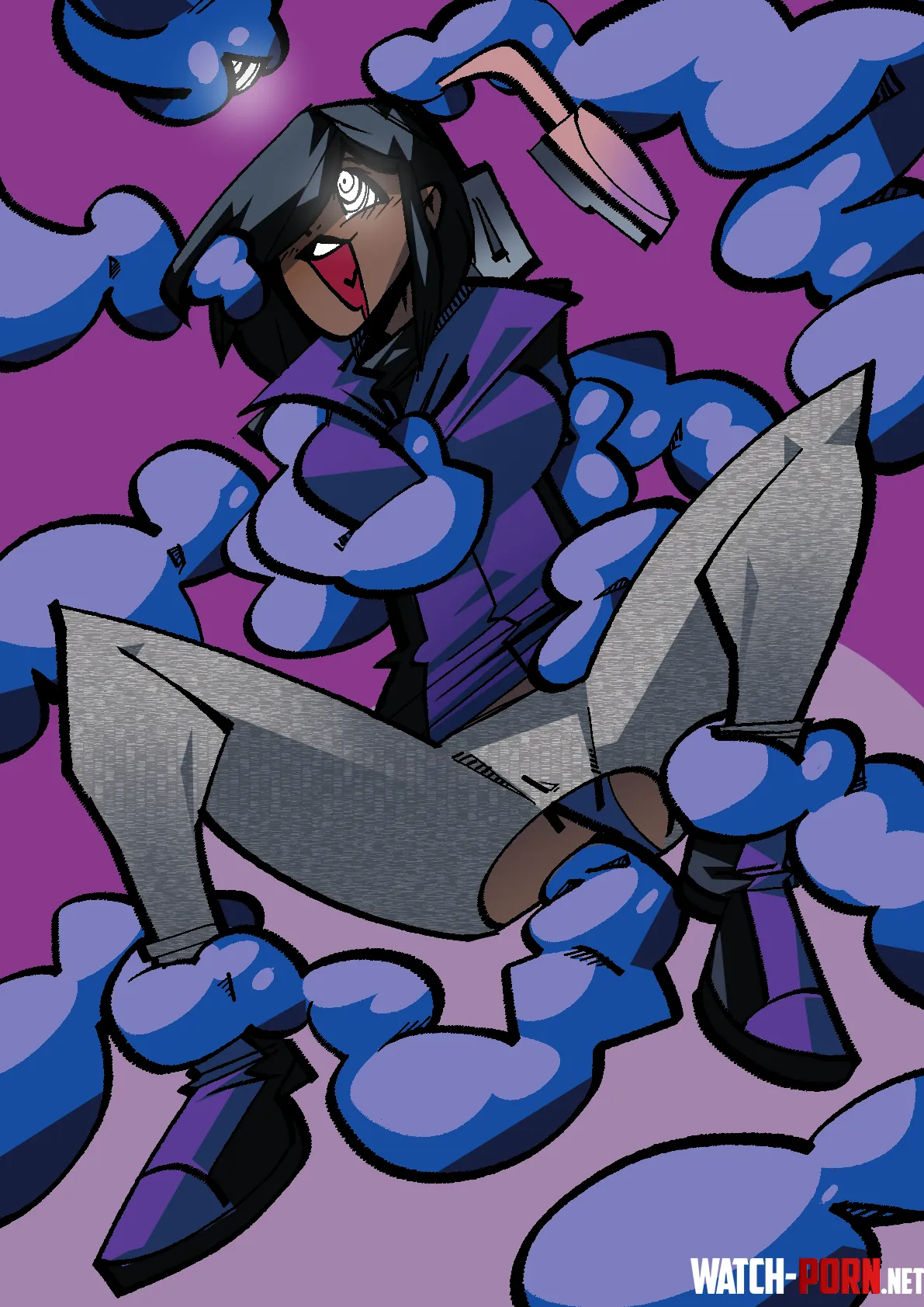 Daniella tentacled and hypnod OC 4five1 by 4five1