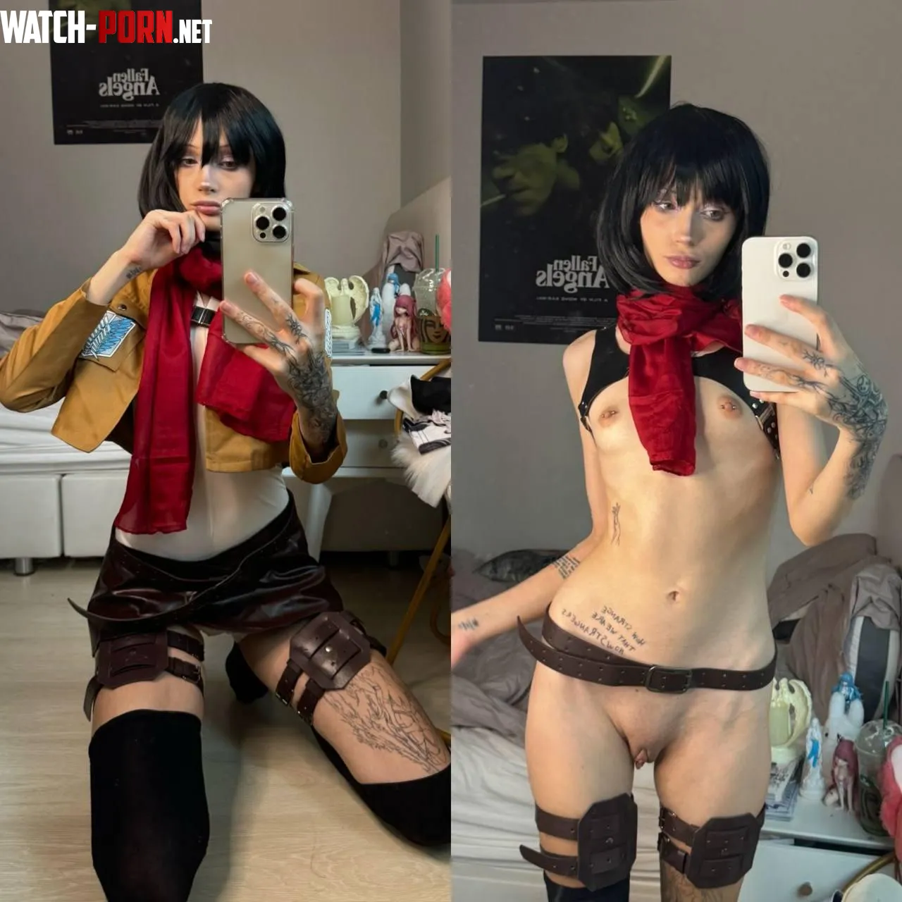 Mikasa Ackerman from Attack on Titan by kaikoriko by kaiko_riko