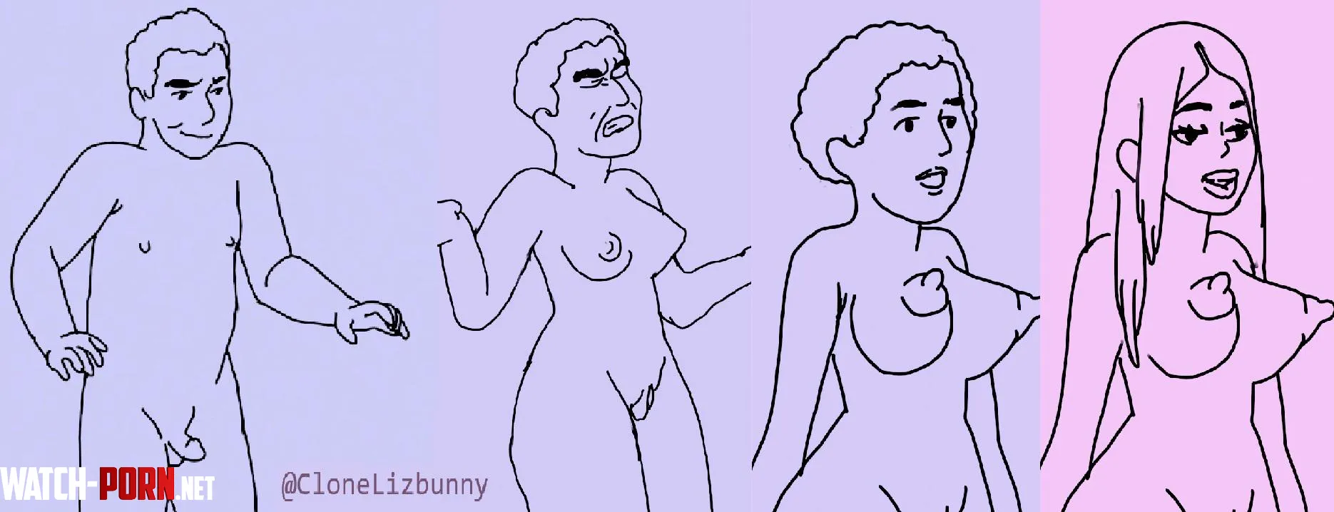 Work in progress of my short MTF comic  by CloneBunny