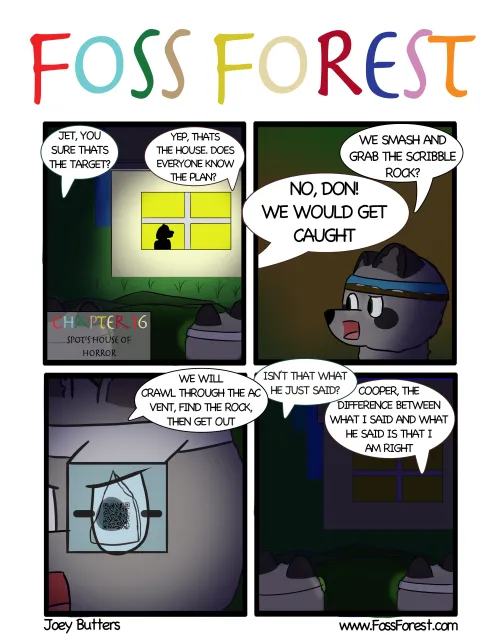 Thumbnail Regretful Night in Foss Forest: A Furry Tale by FossForestComic