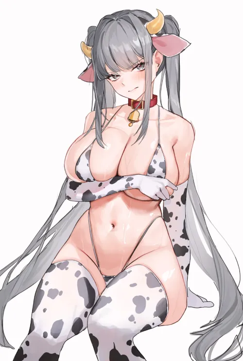 Thumbnail Embarrassed Cow Girl Unveiled by CheetahSperm18 | OppaiLove