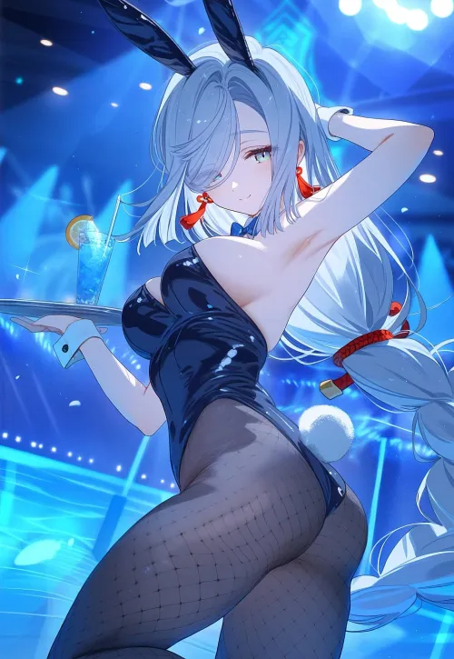 Thumbnail Meet the Stunning Waitress Bunny Shenhe from Genshin Impact