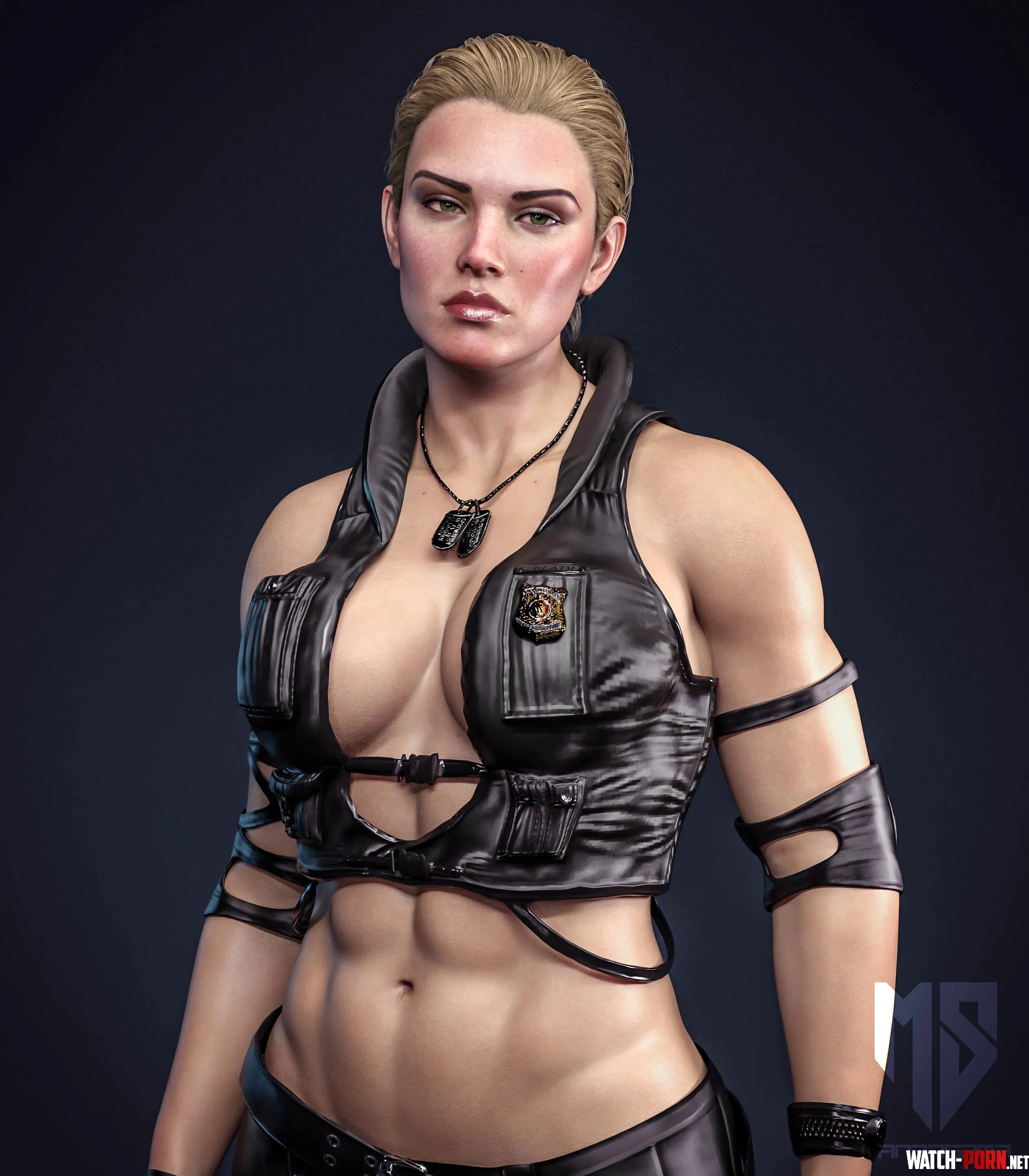Sonya Blade ManbaSama Mortal Kombat by Kuro-Oji