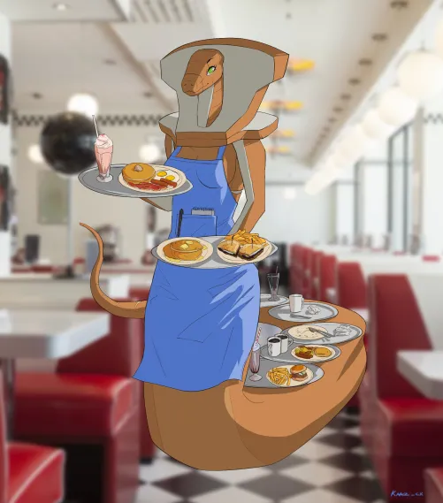 Thumbnail Food's Ready Art: Kaaz_ck's Furry Creations