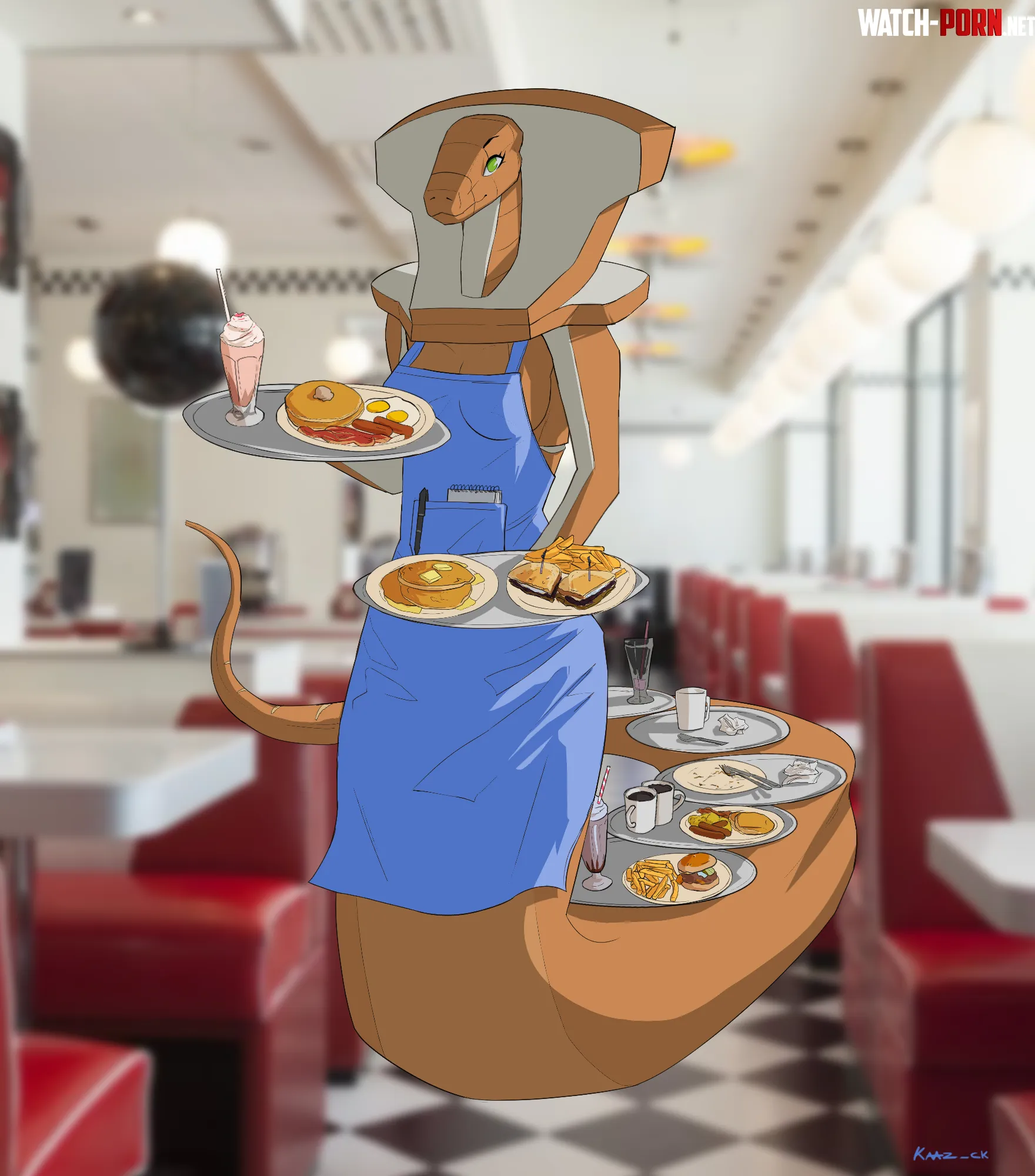 Foods ready Art by me Comms Open by Kaaz_ck