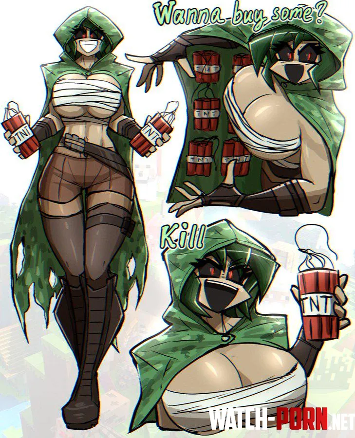 Creeper gal zzzHADOzzz by Kroenen19