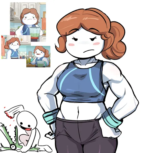 Thumbnail Exploring theodd1souts' Mother Peargor Art | fitdrawngirls
