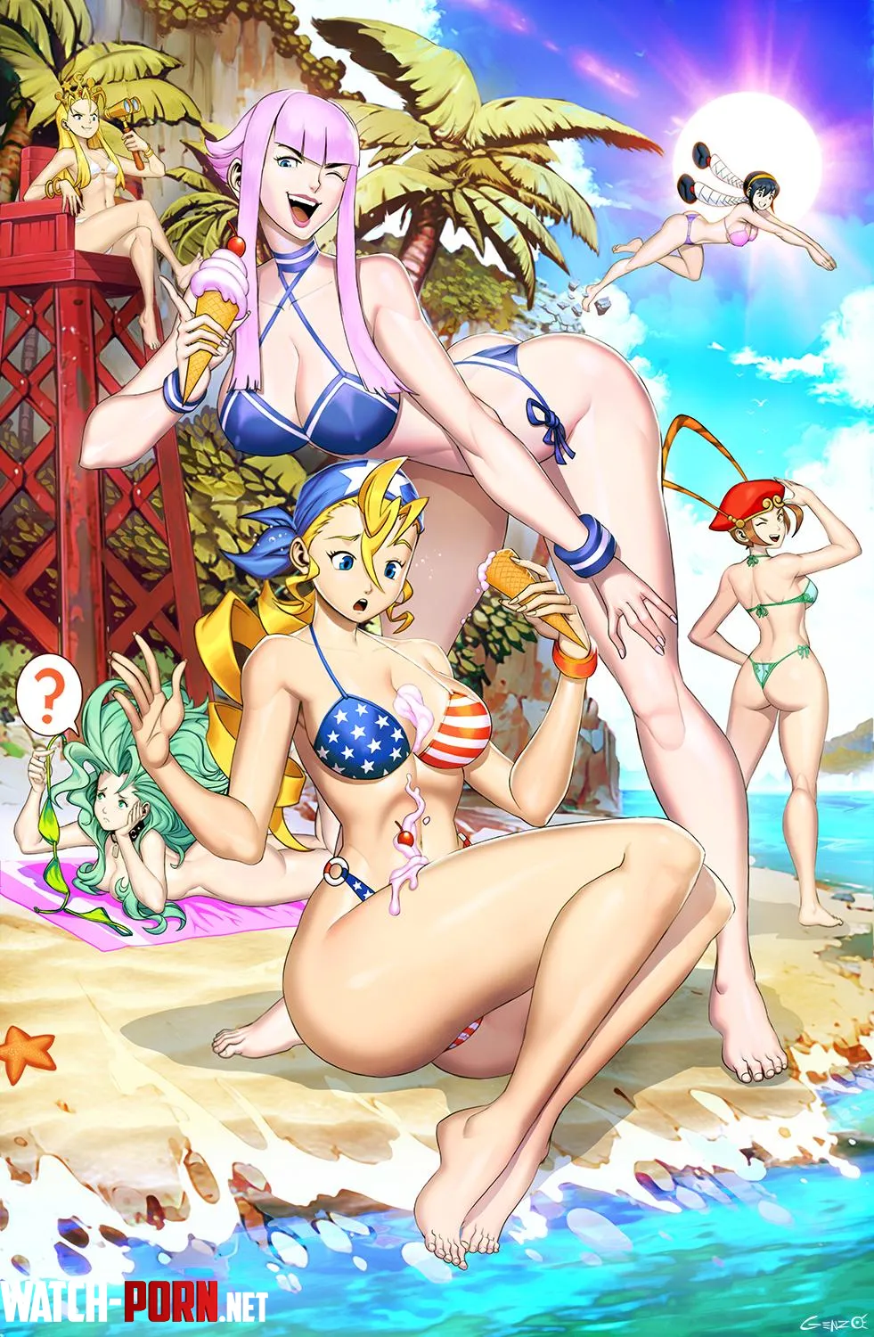 Beach Time Genzoman by PMatty73