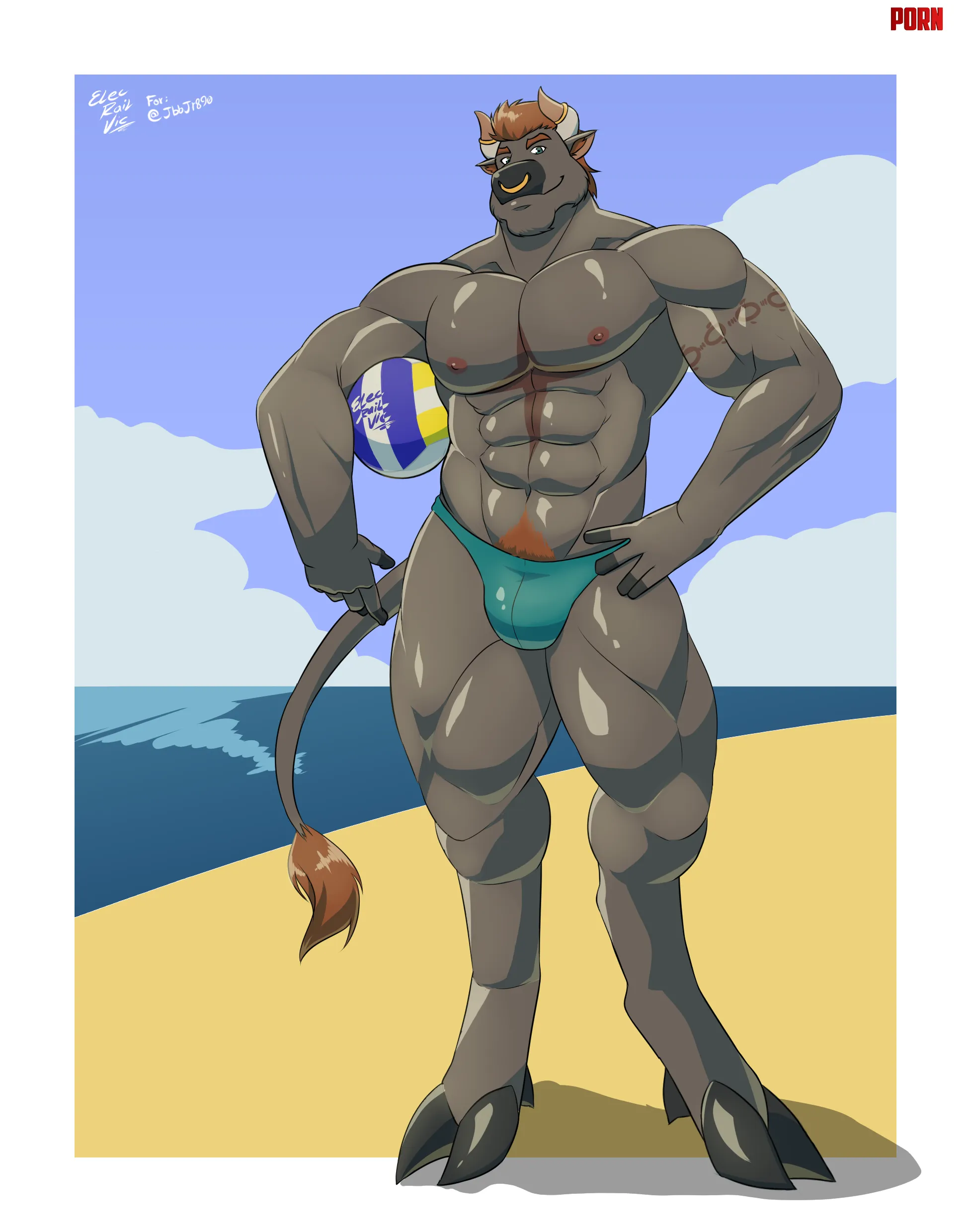 SFW raffle prize I did for a follower yep Im an artist by ElecRailVic