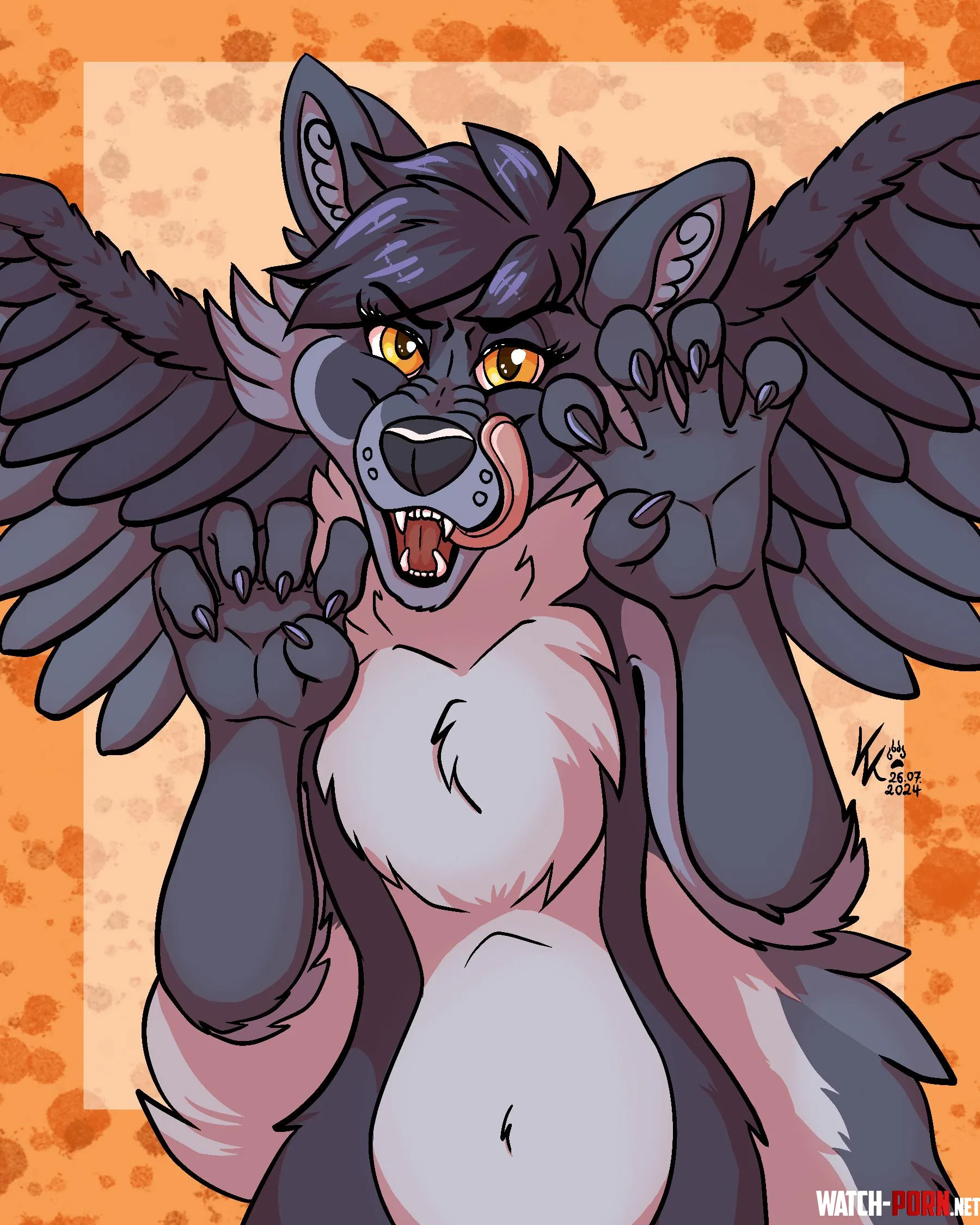 Darja the Fox Chimera art by me character by Sorajona by kacpertakasaki