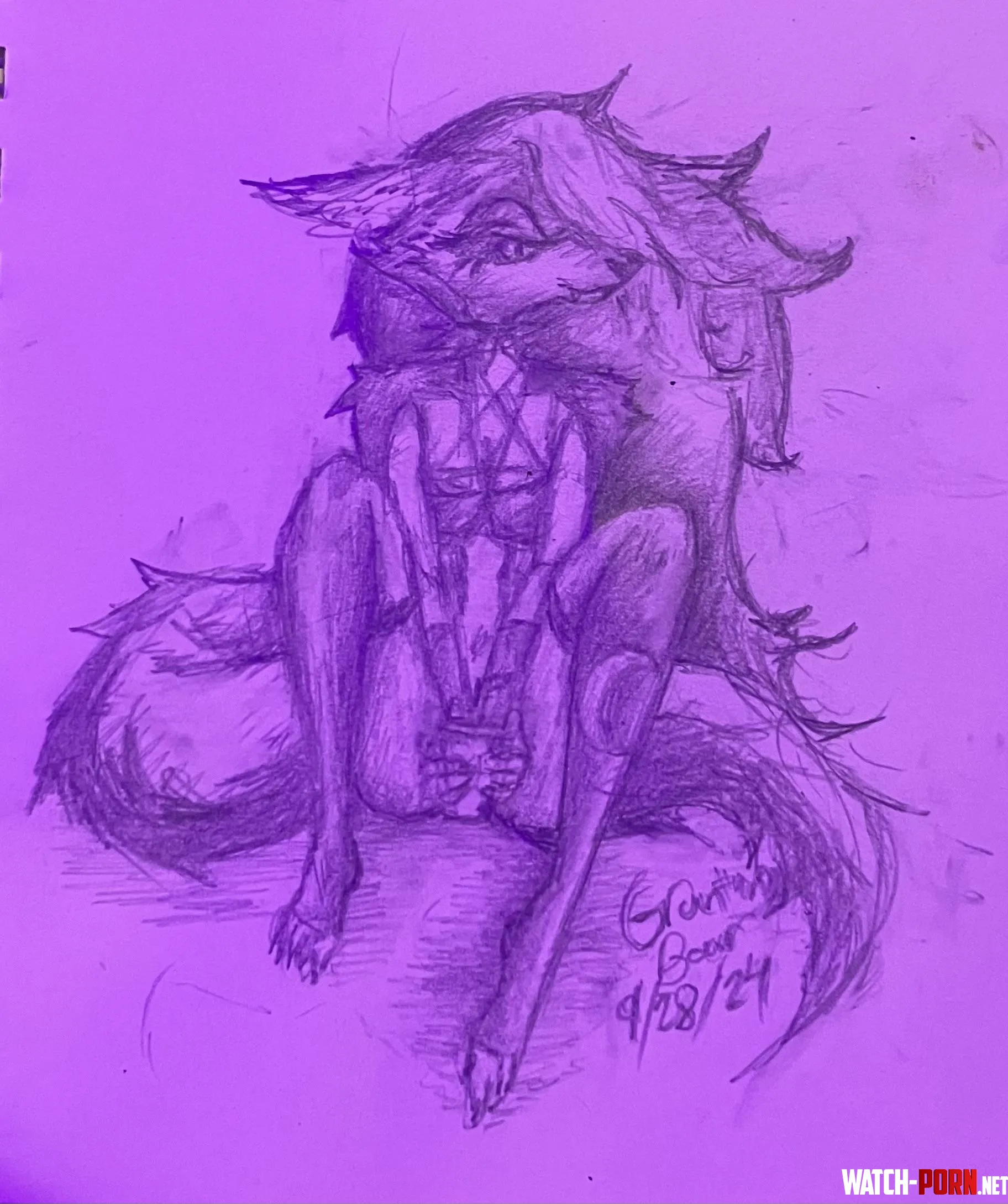 Quick 10 min sketch LOVE Luna by GruntingBear141
