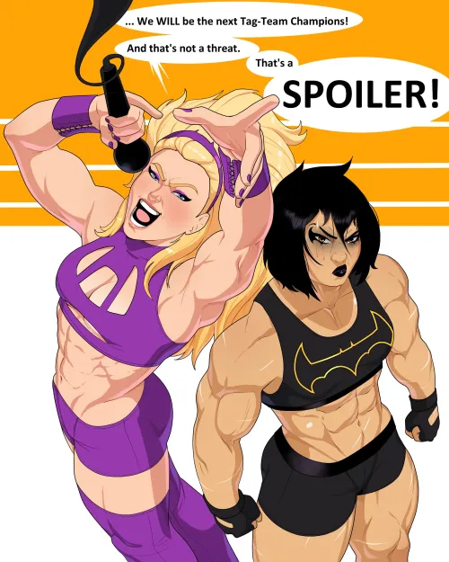 Thumbnail Tag Team Batgirls DylanMacri DC on Fitdrawngirls | I_Am_Nioh
